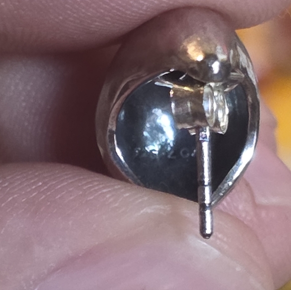 New Sterling Silver and Purple Ameyhyst Teardrop Earrings Retail $179 - Picture 4 of 4